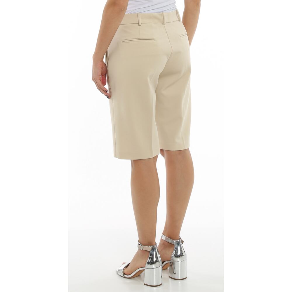 Pinko Fidato Beige Bermuda Shorts Size 38 IT 2 US - Picture 4 of 8